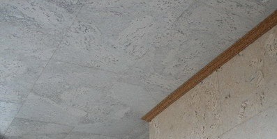 Пробковый потолок: плюсы и минусы, подготовка основания, фото в интерьерах